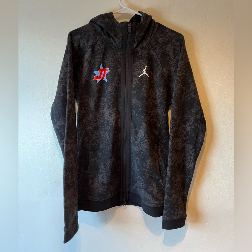 NEW Jordan Sample JT Elite camp Dri-FIT Fleece Full Zip Hoodie Mens XS